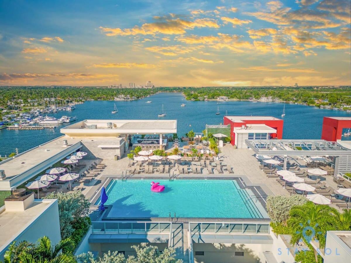 Best Stay - Rooftop Pool - Hollywood Beach Board - Walk 외부 사진