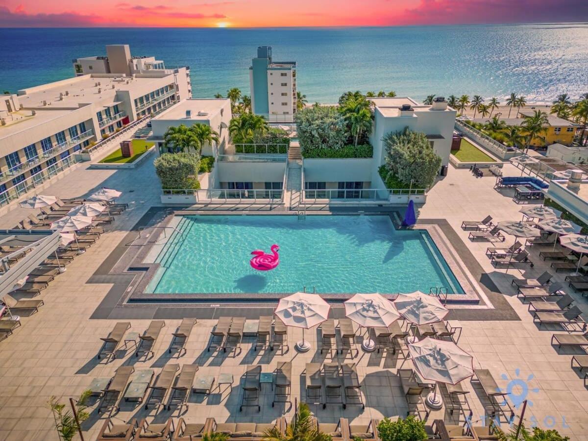 Best Stay - Rooftop Pool - Hollywood Beach Board - Walk 외부 사진