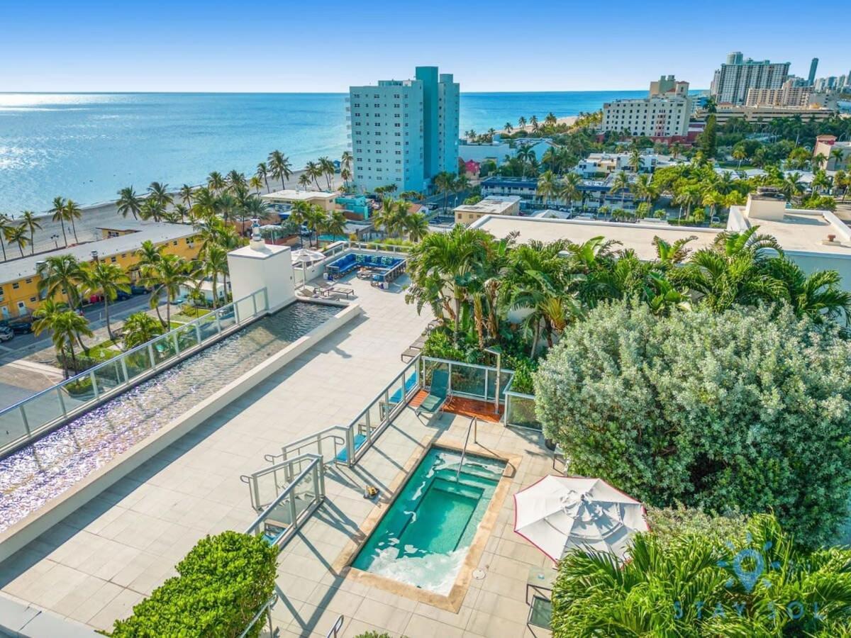 Best Stay - Rooftop Pool - Hollywood Beach Board - Walk 외부 사진