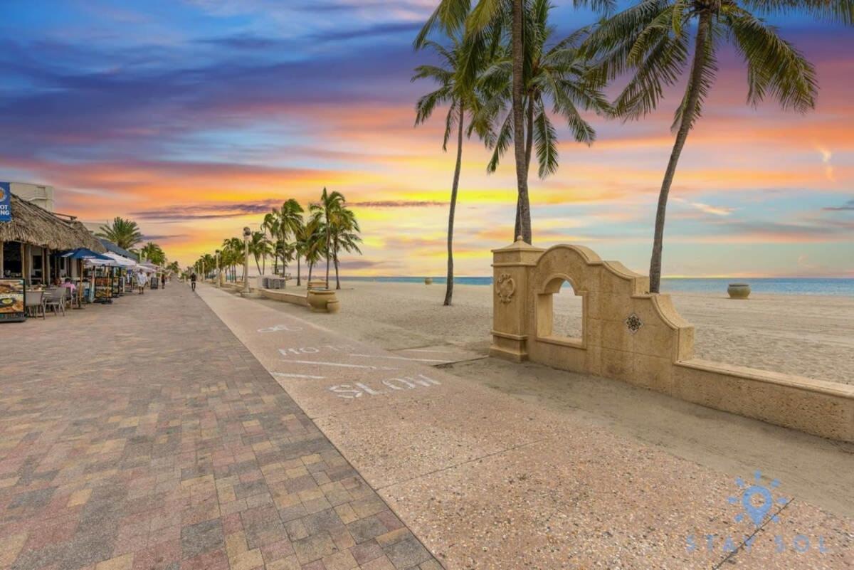 Best Stay - Rooftop Pool - Hollywood Beach Board - Walk 외부 사진