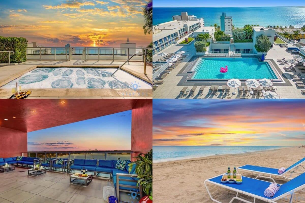 Best Stay - Rooftop Pool - Hollywood Beach Board - Walk 외부 사진